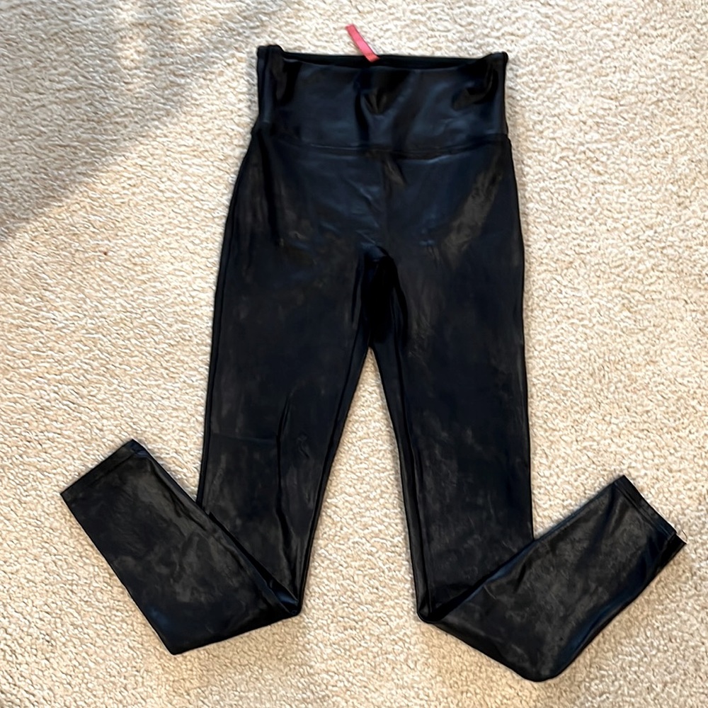 Spanx leather leggings